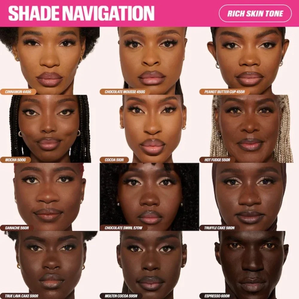 HUDA BEAUTY Easy Blur Natural Airbrush Foundation Niacinamide - Chocolate Swirl